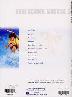High School Musical 2 - Tenor Sax Play-Along Pack 