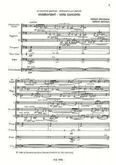 Konzert von Edison Wassiljewitsch Denisow für Viola und Orchester im Alle Noten Shop kaufen