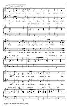 We Are The Voices Of Freedom (With America The Beautiful) (Kirby Shaw) 