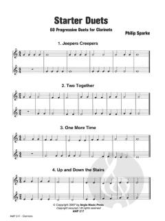 Starter Duets For Clarinets von Phillip Sparke 