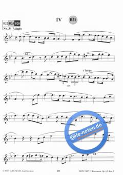 Etüde op. 63, 2. Teil von Carl Baermann für Klarinette in B und Klavier im Alle Noten Shop kaufen