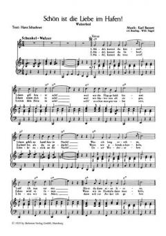 Schön ist die Liebe im Hafen! von Karl von Bazant 