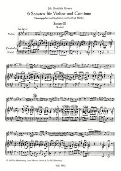 Sonata 3 A-Dur von Johann Gottlieb Graun 