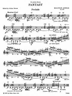 Fantasy For Guitar von Malcolm Arnold 