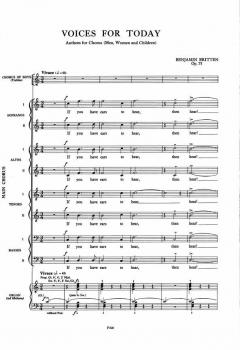Voices For Today (Benjamin Britten) 