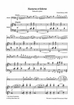 Nocturne et Scherzo (Cello And Piano) von Claude Debussy im Alle Noten Shop kaufen