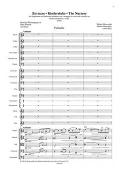 Kinderstube von Modest Mussorgski 