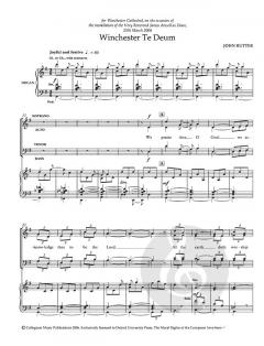 Winchester Te Deum (John Rutter) 