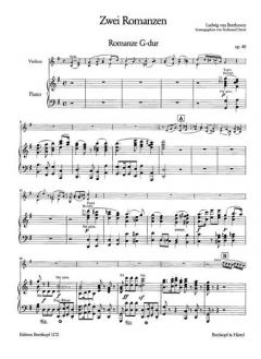 Romanzen G-Dur und F-Dur op. 40/50 von Ludwig van Beethoven 