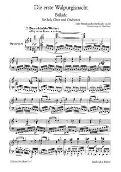 Die erste Walpurgisnacht op. 60 (Felix Mendelssohn Bartholdy) 