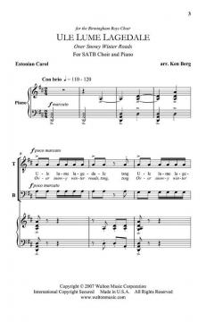 Ule Lume Lagedale (Over Snowy Winter Roads) 