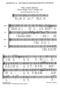 Veni Creator Spiritus (Giovanni Pierluigi da Palestrina) 