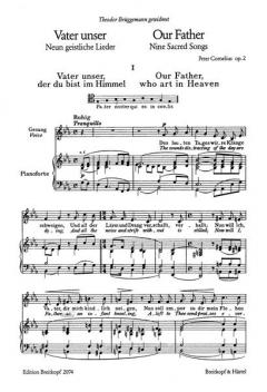 Vater unser op. 2 von Peter Cornelius 