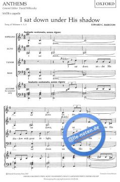 I Sat Down Under His Shadow (Edward C. Bairstow) 