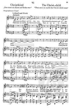 Weihnachtslieder op. 8 von Peter Cornelius 