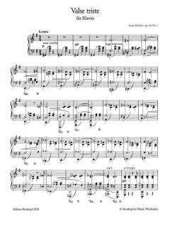 Valse triste op. 44/1 von Jean Sibelius 