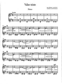 Valse triste op. 44/1 von Jean Sibelius 