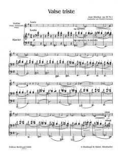 Valse triste op. 44/1 von Jean Sibelius 
