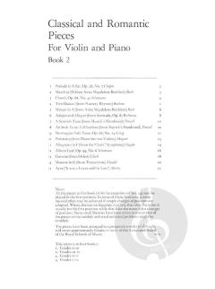 Classical And Romantic Pieces For Violin Book 2 von Watson Forbes im Alle Noten Shop kaufen