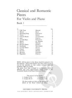 Classical And Romantic Pieces For Violin Book 1 von Watson Forbes im Alle Noten Shop kaufen