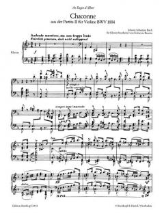Chaconne von Johann Sebastian Bach 