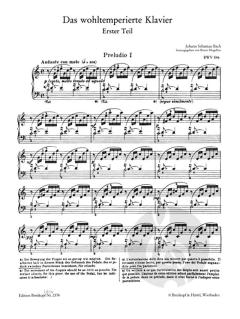 Das Wohltemperierte Klavier Band 1 von Johann Sebastian Bach im Alle Noten Shop kaufen