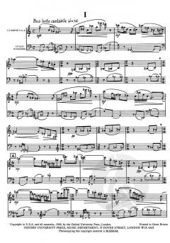 Sonata For Clarinet And Cello (Phyllis Tate) 