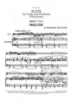 Suite For Viola And Orchestra von Ralph Vaughan Williams im Alle Noten Shop kaufen