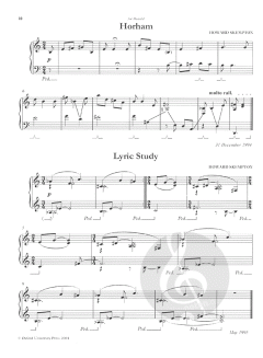 Nocturnes and Reflections von Howard Skempton 