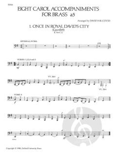 Eight Carols For Brass (David Willcocks) 