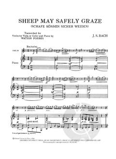 Schafe können sicher weiden von Johann Sebastian Bach 