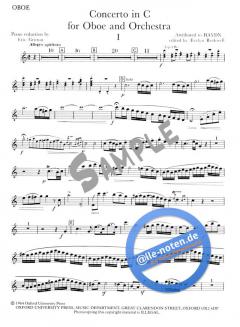 Concerto For Oboe And Orchestra von Joseph Haydn für Oboe und Klavier im Alle Noten Shop kaufen