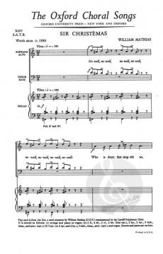 Sir Christemas (William Mathias) 