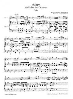 Adagio E-Dur KV 261 von Wolfgang Amadeus Mozart 
