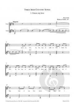 Songs with violin (Rebecca Clarke) 