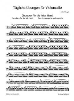 Tägliche Übungen Band 1 von Julius Klengel 