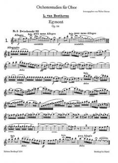 Orchesterstudien für Oboe Band 1 von Walter Heinze im Alle Noten Shop kaufen