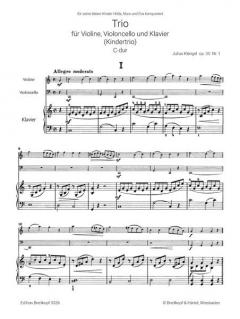 Kindertrio C-dur op. 35 Nr. 1 (Julius Klengel) 