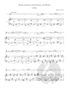 Shorter Pieces For Violin And Piano von Rebecca Clarke im Alle Noten Shop kaufen