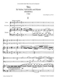 Kindertrio F-dur op. 39 Nr. 1 (Julius Klengel) 