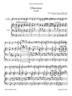 Chaconne aus der Partita in d-Moll BWV 1004 von Johann Sebastian Bach 