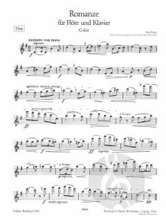 Romanze G-dur von Max Reger 