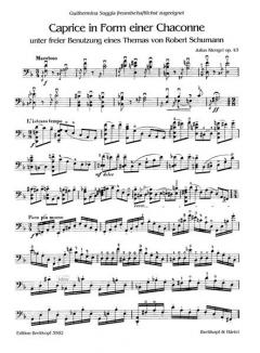 Caprice in Form einer Chaconne op. 43 von Julius Klengel 