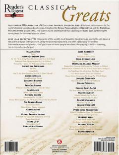 Reader's Digest Piano Library: Classical Greats 