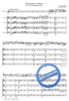 Concertino in A Minor von Oskar Rieding 