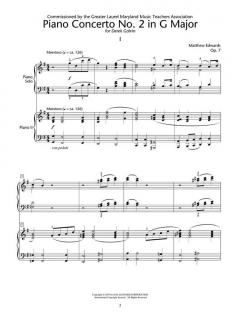 Concerto No. 2 In G For 2 Pianos, 4 Hands von Matthew Edwards 