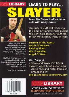 Learn To Play Slayer von Andy James 