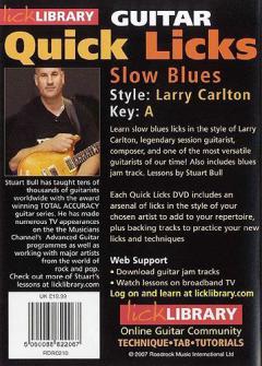 Larry Carlton Slow Blues Key Of A von Larry Carlton 