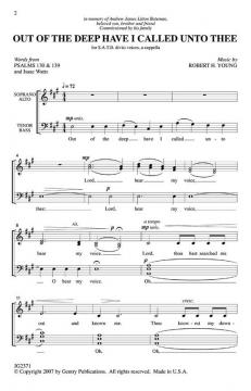 Out Of The Deep I Have Called unto Thee (Robert Young) 