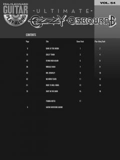 Guitar Play-Along Vol. 64: Ozzy Osbourne von Ozzy Osbourne 